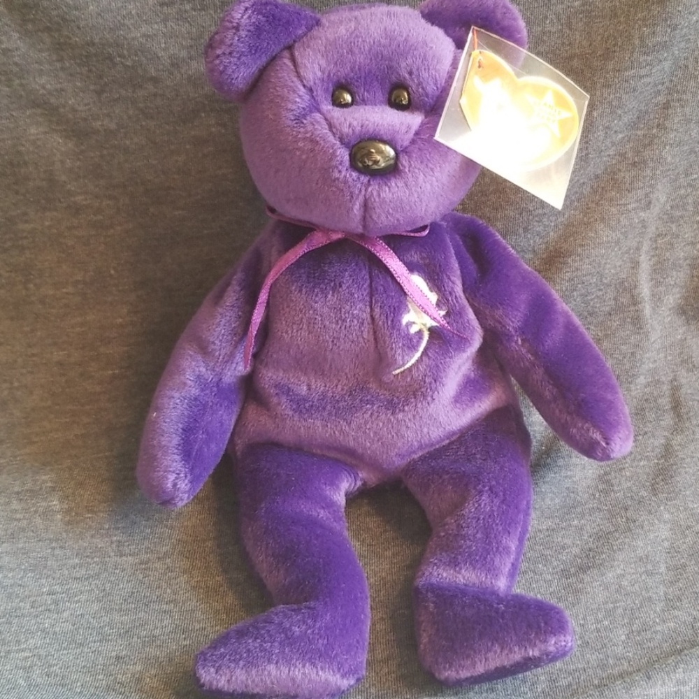 Rare Princess TY Beanie Bear